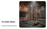 Pull-up and Station Stable Structure Freestanding Pull-up Bar Heavy Duty Steel Frame Exercise Station