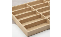 Compartmented Eyeglasses Tray Organized Eyeglass Tray Open-Top Sunglass Organizer Slim-Profile for Retailers, Collectors, Retail Display Cases, Dresser Drawers, Countertop