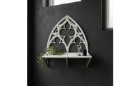 Gothic Window Shelf Openwork Tracery Shelf Decorative Home Decor