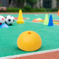 Soccer Training Base, Practice Base, 19.5cm, Yellow, Lightweight, Easy to Carry