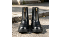 Children's Paddock Boots Anti-Slip Children's Equestrian Boots Wear-Resistant for Young Riders and Girls