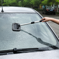 Car Window Cleaner Long Handled Extendable for SUV Home Windshield Interior