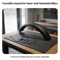 Wide Tire Bike Mudguard Curved Oversized-Tire Bike Mudguard for Winter Riding