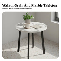 Nesting Table and Stool Set Versatile Space Saving Dining Set Modern Home Decor Furniture for Families, Students, Reception Area, Office, Cafe
