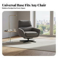 360 Degree rotate Chair Base Easy Installation rotate Chair Replacement Base Furniture Hardware for DIY Enthusiasts