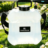 Translucent Reservoir Electric Backpack Sprayer Long Spray Wand Backpack Sprayer Flexible Hose Garden Tool Handheld Grip for Agricultural Use