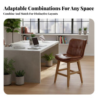 With Footrest utilitarian rearrest Stool Vintage Design rearrest Counter Stool Sturdy Frame Bar Chair Easy Assembly for Homeowners, Business Owners, Duos, Cafe, Restaurant, Party Room, Kitchen Island