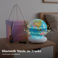 Augmented Reality AR Globe Display Early Education Tool Interactive Star Display Globe Easy-Read Map for Children, Playroom, Classroom, Home