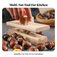 Nut Crack Er Easy to Use Nut Sheller Tool Nut Shelling Tool Multifunctional Kitchen Utensil Anti-Slip Design for Families