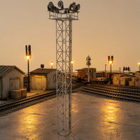 LED Beacon Station Model 1:87 Lattice Structure with Ladder Realistic HO Scale Structure Industrial for Collectors