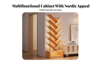 House-Shaped Shelving Integrated Unit Personalizedizable Design House-Shaped Organizer EncourHDPEs Organization Playful Look