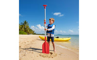 Portable Telescoping Paddle Lightweight Adjustable Paddle Corrosion-Resistant Long-Lasting for Beginners, Kayaking, Canoeing, Lake Trips