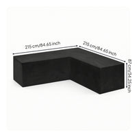 Patio V-Shaped Sectional Sofa Cover Patio Sectional Sofa Cover Heavy Duty for Garden, Backyard