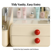Lidded Makeup Case with Drawers Drawer Design dermal care holder Large Capacity