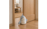 Cute Shark Door Stopper Cartoon Textile Door Stopper Soft Weighted Doorstop Printed Face for Anti-Slam