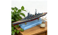 1:1000 Scale Ship Model Ready to Display Historic Cruiser Model Painted Warship Miniature for Collectors