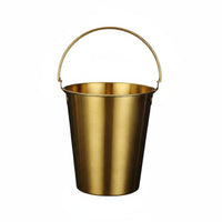 Sturdy Construction Fried Chicken Container Portable Stainless Steel Snack Container Multi-Purpose for Restaurants, Bar