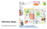 Non-Sticky Note Pad Korean Design Non-Sticky Notepad Lightweight Mini Memo Pad for Journaling Enthusiasts, Professionals, Scrapbooking, School, Office