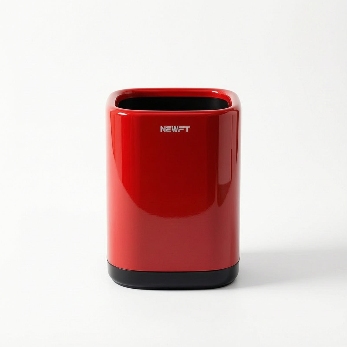Open-Top Trash Bin Compact Square Trash Can Simple for Office