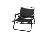 Lightweight Folding Camp Chair Chair Stable Portable Camping Chair Wood Armrest Outdoor Furniture OEM ODM for Fishing