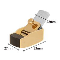 Ebony Hand Plane with Brass Screw Tool Easy to Use for Lutherie, Luthiers