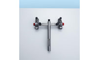 Double Fishing Rod Holder Sturdy Double Rod Holder Fishing Box Accessory Lightweight Catch Pole Rack Detachable Design