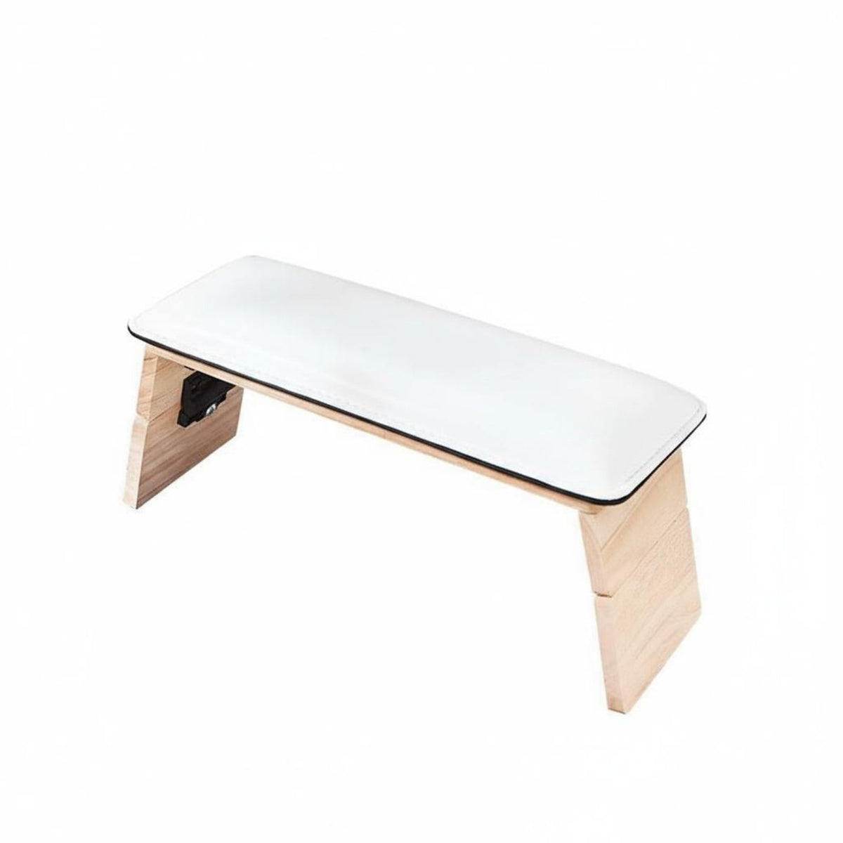 Adjustable Height Butterfly Nail Arm Rest Stable Solid Wood Base Foldable Manicure Arm Rest Comfortable Padding for Beginners, Beauty Studio