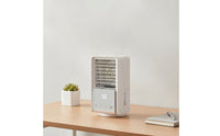 Water-Based Air Chiller with Water Tank Portable Desktop Air Chiller Oscillating Cooling Fan for Office