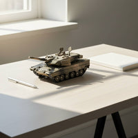Alloy Battle Armored Vehicle Working Tracks Diecast Armored Vehicle Model Die-Cast Vehicle Realistic Features