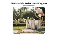 Metal Circle Backdrop Stand Sturdy Wedding Circle Backdrop Round Balloon Arch Easy Assembly Circular Metal Frame Stable Base