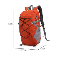 Foldable Hiking Backpack Soft Shell Foldable Backpack Compression Straps Daypack for Climbing