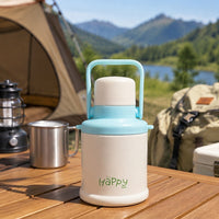 Insulated Water Bottle, Metal Water Bottle with Handle, Leakproof 316 Stainless Steel for Outdoor Sports, Camping