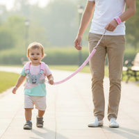 Adjustable Straps Child Safety Harness Leash Steel Wire Reinforced Anti Lost Wrist Link Breathable Cushion Toddler Walking Harness Luminous for Toddlers, Kids, Babies, Crowded Places, Shopping, Traveling