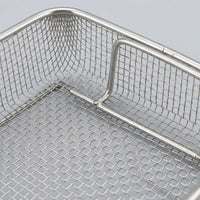 Kitchen Storage & Organisation Baskets for Shelves with Handle, Premium 304 Stainless Steel Wire Design for Retailers and Cupboards