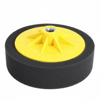 fastener and Loop Fastener Wavy-Faced Polisher Disc Machine cleanable Polishing disc Reusable Buffing Wheel Highly Absorbent for auto Detailers, Auto aficionados, auto shop Technicians, Vehicle Waxing, Paint Correction, Garage