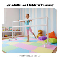 Freestanding Dance Barre Non-Slip Base Portable Dance Barre Thickened Steel Pipe Portable Stretching Bar for Children, Beginners