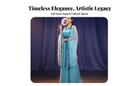 3 Pieces Folklore Ological Character Outfit Wide Sleeves Stage Performance Costume Ancient Chinese Fairy Costume Flowing Design