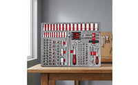Automotive Tool Set with Tray Car Repair Tool Kit Ergonomic Tools for Garage