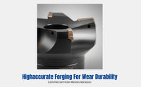 75° Face Milling Cutter for Horizontal CNC, Waste Angle, KAP400R63, Multiple Sizes Available