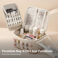 Large Capacity Cosmetic Organizer Multi-Compartment for Women