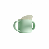 Safe Baby Drinking Cup Easy to Clean Toddler Training Cup with Handles Food Grade Silic Single for Babies, Parents, Travel, Daycare, Outdoor