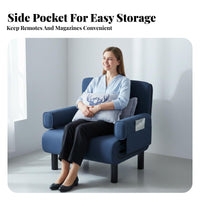 Foldable Single Sleeper Ottoman Portable Folding Bed Multi-Functional Space-Saving Furniture space-efficient for Office Workers, Students, Apartment Dwellers, Small Spaces, Bedroom