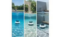 Robotic Pool Cleaner Wireless Cordless Pool Cleaner Compact Slimline