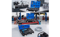 Disc Brake Caliper Tool Set with Carry Case Air-Powered Caliper Piston Rewind Tool Kit Universal Disc Brake Piston Compressor for Mechanics, Workshop