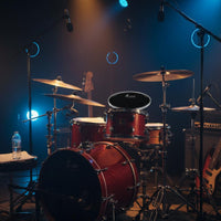 2 Plies 14 Inch Drum Head Polyester Film Double Ply Drum Head Shock Resistant Double Ply Drumhead Long-Lasting for Performance, Practice, Band Rehearsal