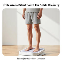 Non-Slip Surface Calf Stretcher Board Stable Design Calf Stretcher Portable Adjustable Slant Board Heavy Duty for Runners, Athletes, Seniors, Home Gym, Office