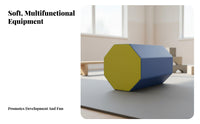 Develops Movement Skills Children's Modular Gymnastics Set Promotes Hand-Eye Coordination Soft Vaulting Box and Balance Beam Early Education Sensory Training Foam Blocks Skin-Friendly Textile for Preschoolers, Toddlers, Kindergarten, Daycare, Playroom