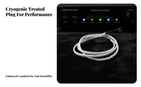 LP Phono Ground Wire Hum Eliminating Turntable Ground Wire Gold Record Player Grounding Cord for High-Fidelity Audio Enthusiasts, Vinyl Collectors