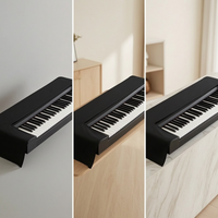 Electronic Piano Keyboard Dust Cover Stretchable Fabric for 61/71/88 Keys Home Use and Music Stores