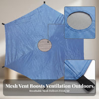 Lightweight Trampoline Shade Cover Wrinkled Surface Trampoline Sun Shade Sturdy